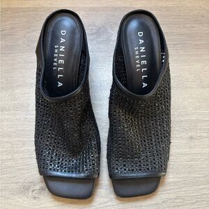Daniella Shevel Salma Heels Euro Size 8 US Size 8, Black